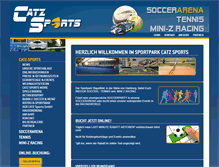 Tablet Screenshot of catz-sports.de